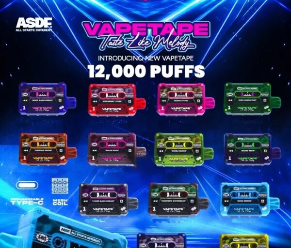VAPE TAPE 12000 PUFFS - Image 2