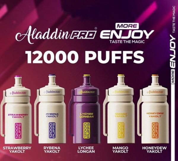 ALADDIN PRO CARTIGE 12,000 PUFFS